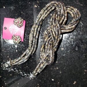 Sassy Jones Vivienne Necklace and Chettah Earrings